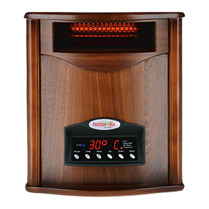 Estufa Eléctrica Infrarroja Madera UV 70 m2 WiFi