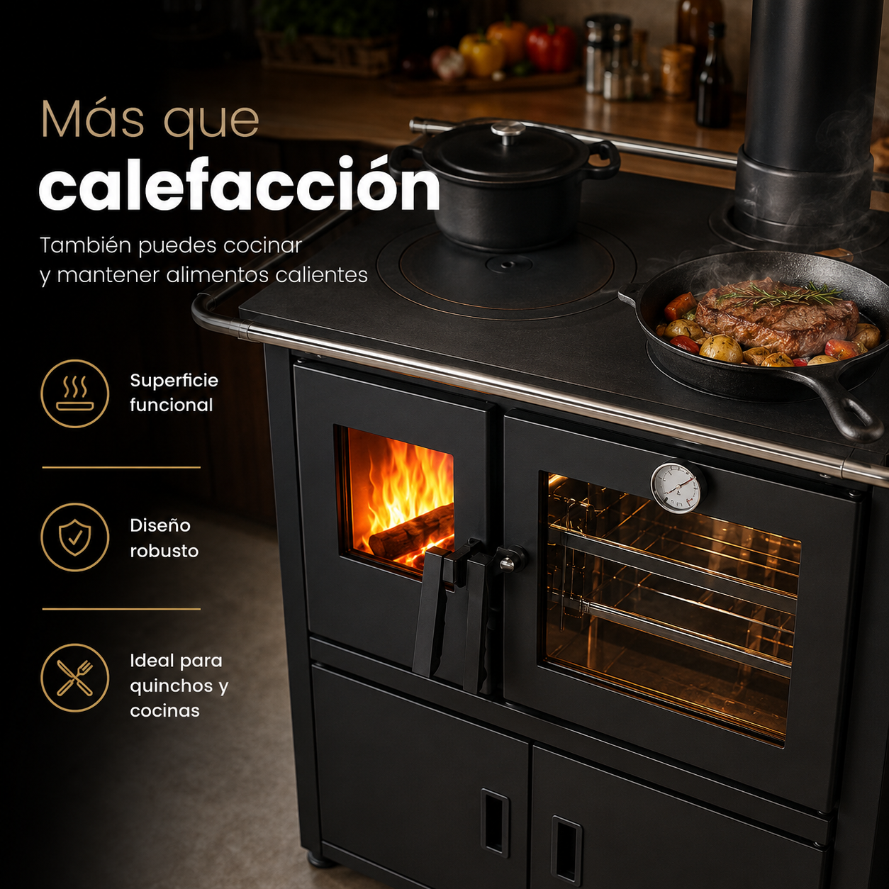 Cocina a Pellet BLPCK9W