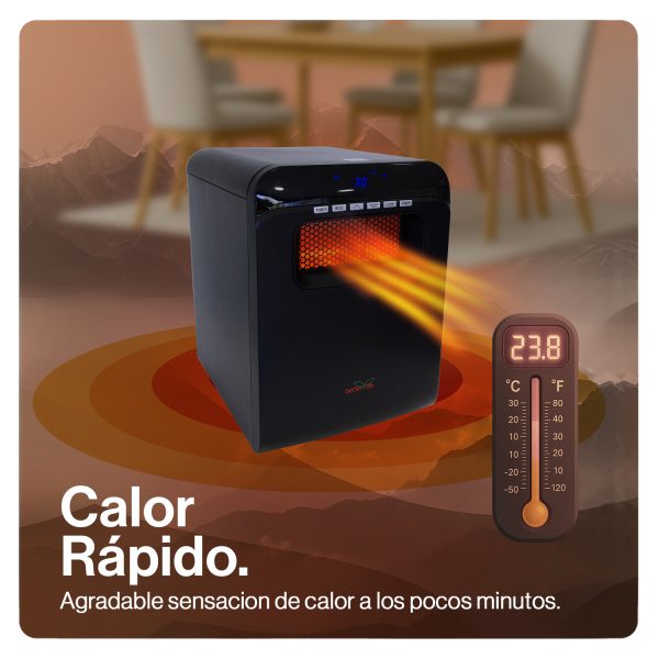 Estufa Eléctrica Infrarroja 60 m2 WiFi - Imagen 5