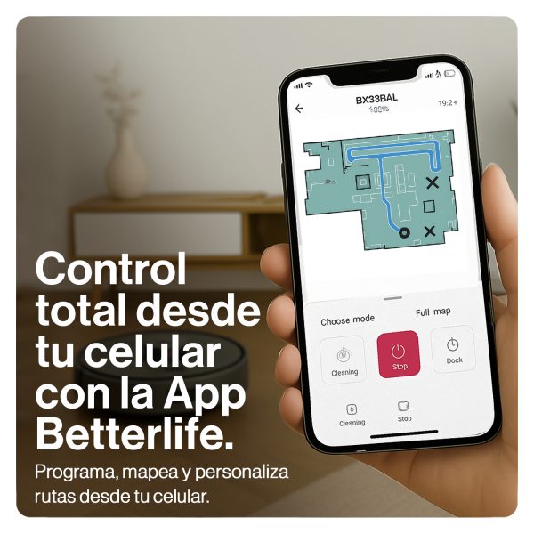 Conjunto Robot Laser Aspiradora y Mopa + Base Colectora - Imagen 6