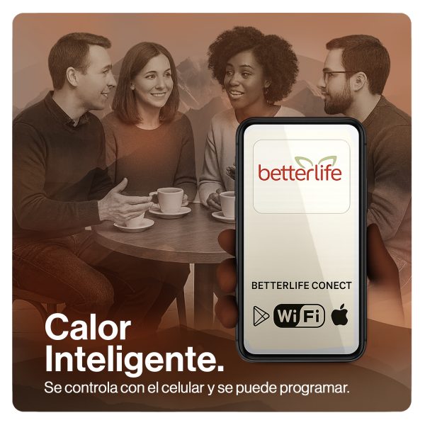 Estufa Eléctrica Infrarroja UV 70 m2 WiFi - Imagen 5