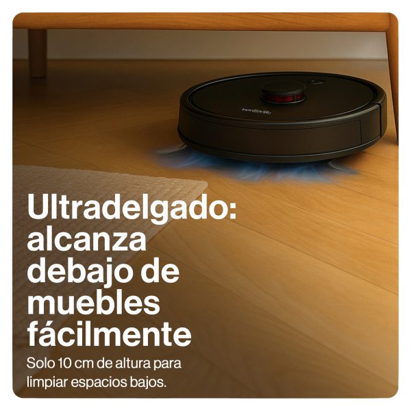 Conjunto Robot Laser Aspiradora y Mopa + Base Colectora - Imagen 4